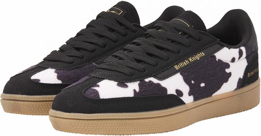 British Knights Revival Dames sneakers laag Koeienprint Zwart Vrouwen schoenen - Foto 7