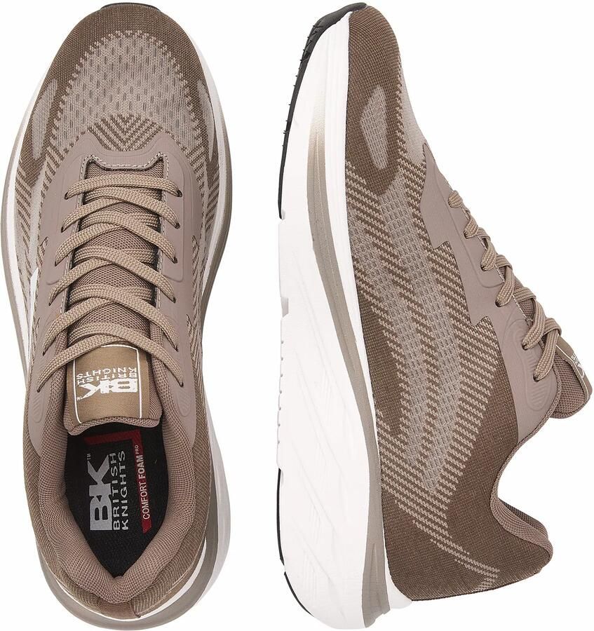 British Knights Surge Heren sneakers laag Taupe Gebroken Wit Mannen schoenen - Foto 5