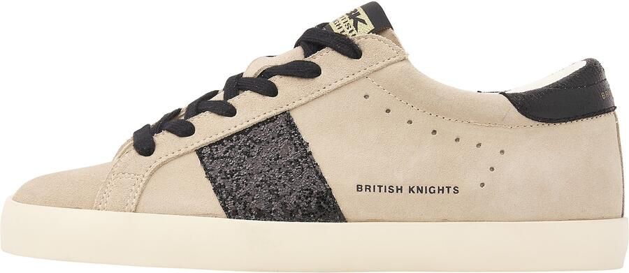 British Knights Syra Dames sneakers laag Beige Zwart Vrouwen schoenen Suede - Foto 2