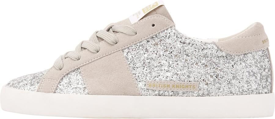 British Knights Syra Dames sneakers laag Zilver Beige Vrouwen schoenen Suede - Foto 2