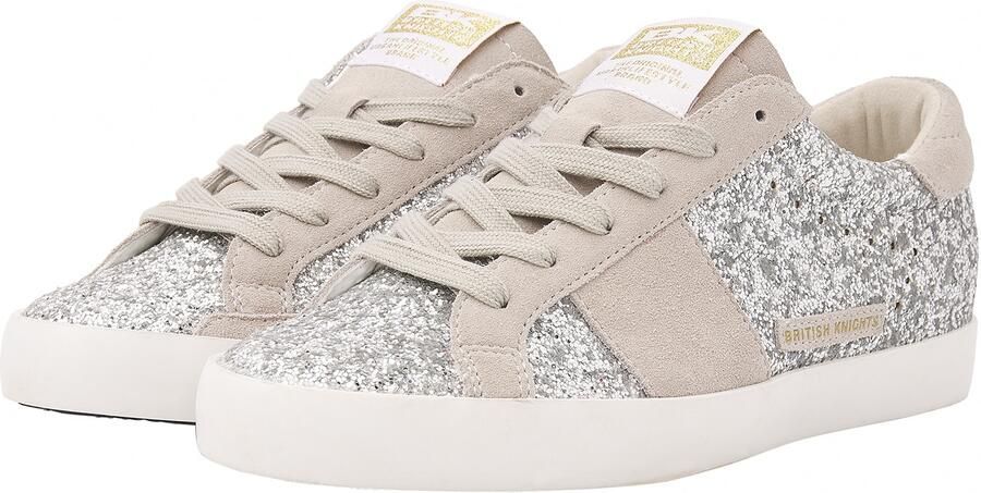 British Knights Syra Dames sneakers laag Zilver Beige Vrouwen schoenen Suede - Foto 3