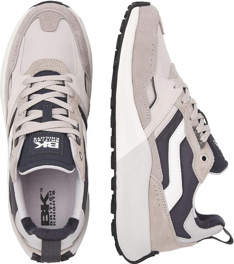British Knights Veli Heren sneakers laag Licht Grijs Mannen schoenen Suede - Foto 4