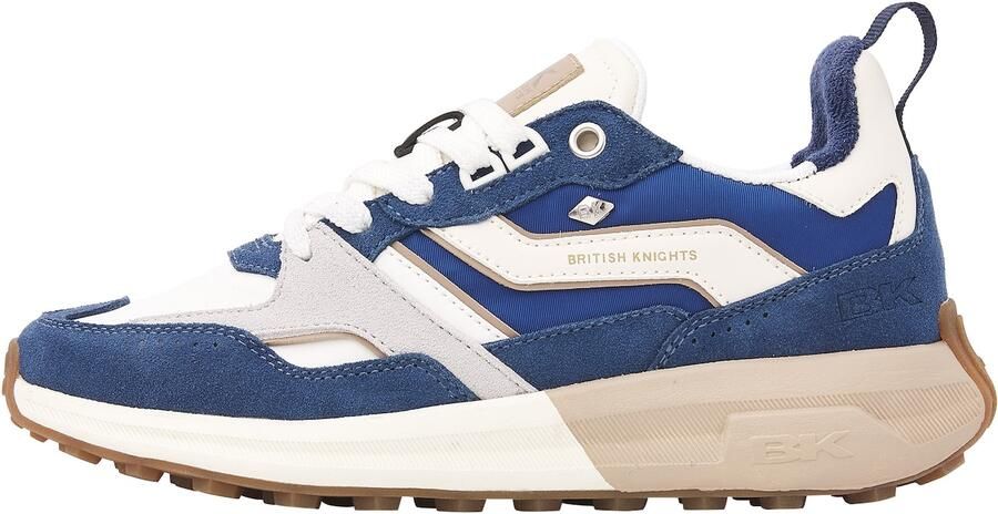 British Knights Veli Dames sneakers laag Donker Blauw Gebroken Wit Taupe Vrouwen schoenen Suede - Foto 6