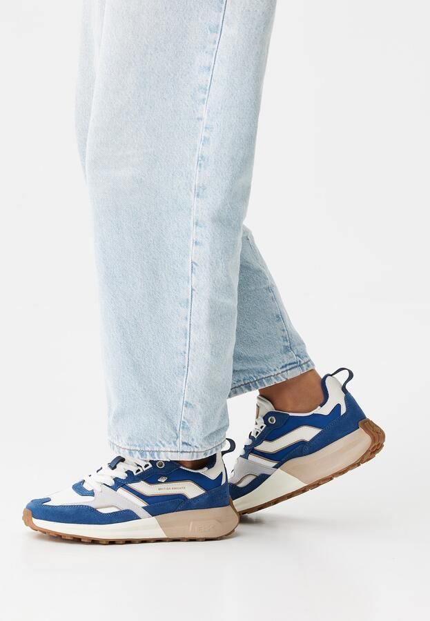 British Knights Veli Dames sneakers laag Donker Blauw Gebroken Wit Taupe Vrouwen schoenen Suede - Foto 5