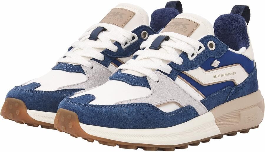 British Knights Veli Dames sneakers laag Donker Blauw Gebroken Wit Taupe Vrouwen schoenen Suede - Foto 7