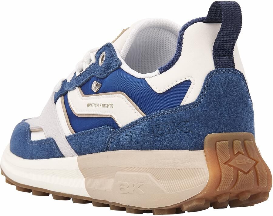 British Knights Veli Dames sneakers laag Donker Blauw Gebroken Wit Taupe Vrouwen schoenen Suede - Foto 2