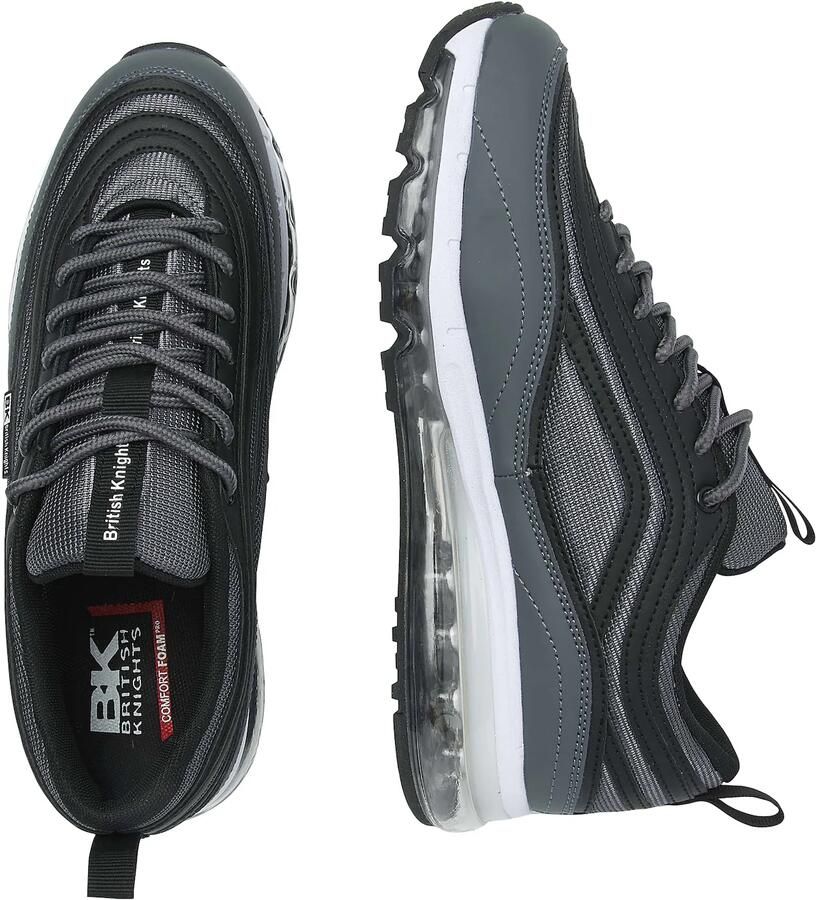 British Knights Zion Heren Sneakers Laag Grijs Mannen Schoenen - Foto 3