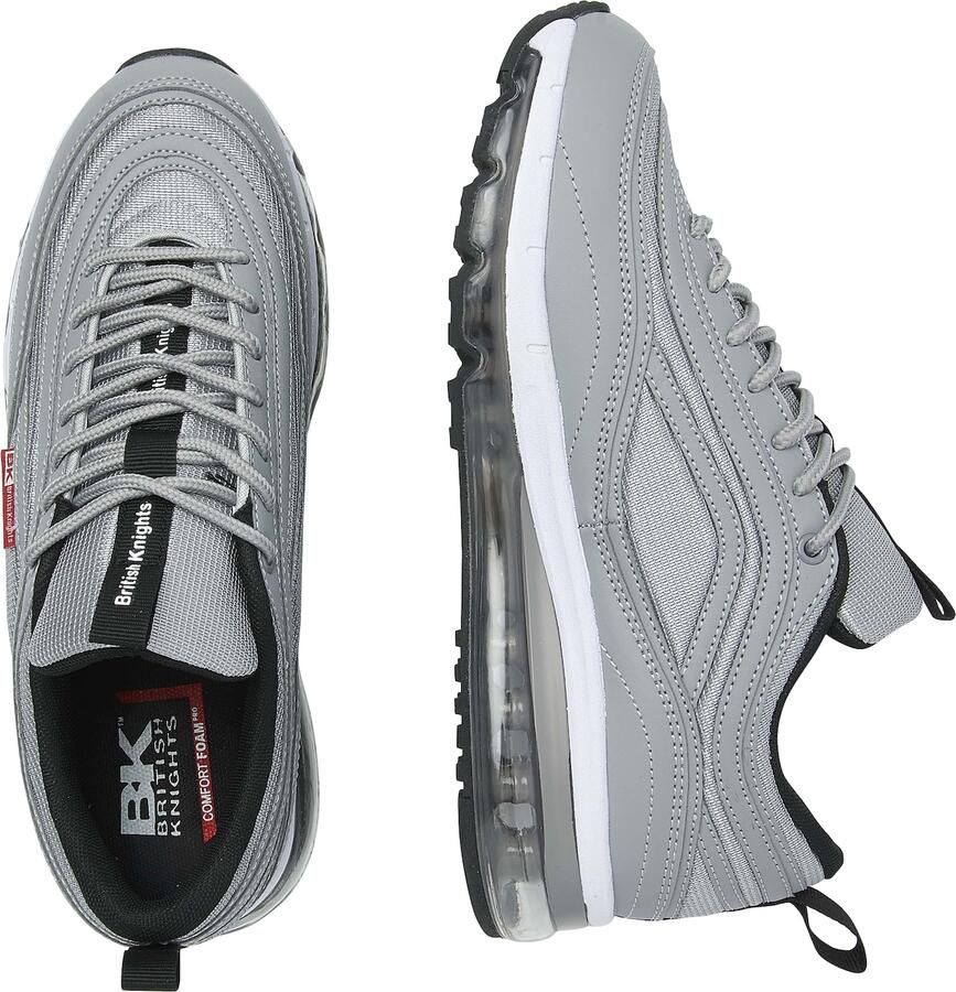 British Knights Zion Heren Sneakers Laag Grijs Mannen Schoenen - Foto 4