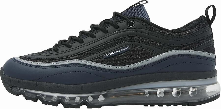 British Knights Zion Heren Sneakers Laag Zwart Mannen Schoenen - Foto 2