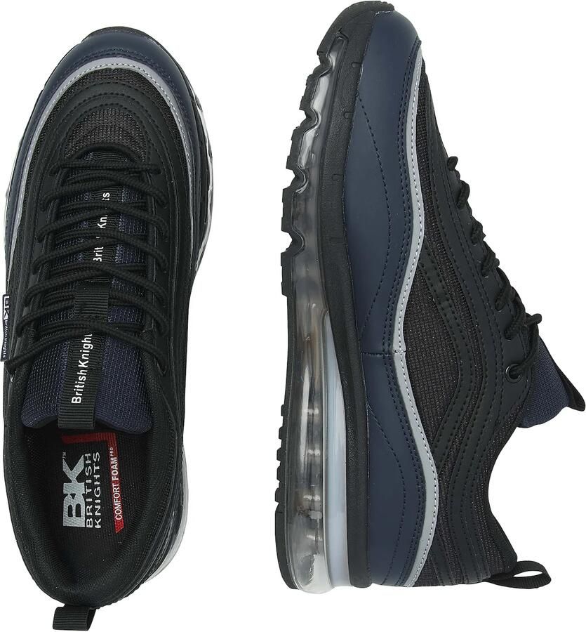British Knights Zion Heren Sneakers Laag Zwart Mannen Schoenen - Foto 3