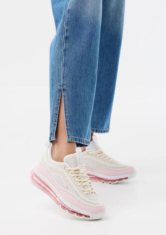 British Knights Zion Dames Sneakers Laag Roze Nude Wit Vrouwen Schoenen - Foto 8