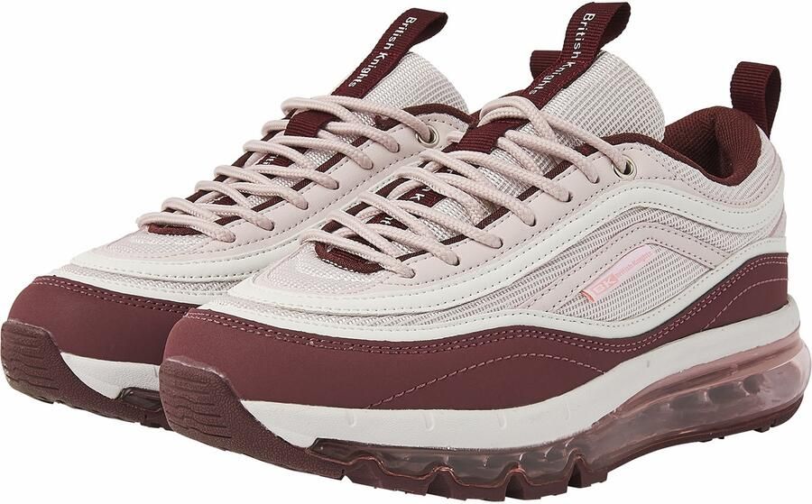 British Knights Zion Dames Sneakers Laag Donker bordeaux Licht roze Wit Vrouwen Schoenen - Foto 7