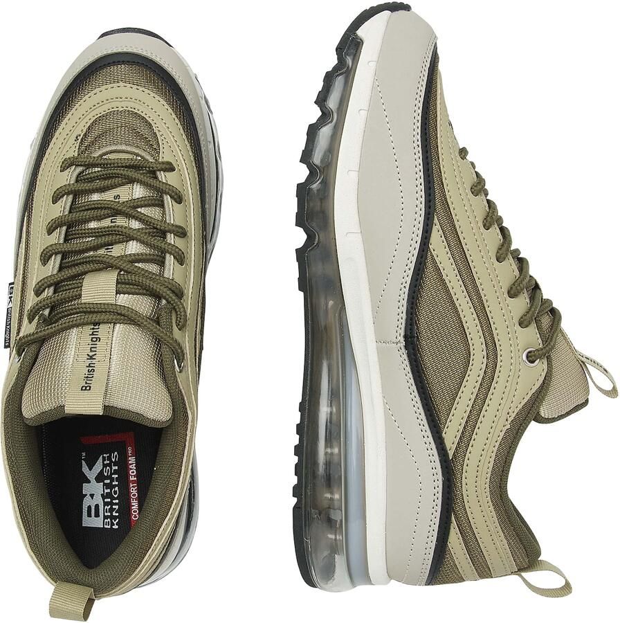 British Knights Zion Heren Sneakers Laag Bruin Mannen Schoenen - Foto 4