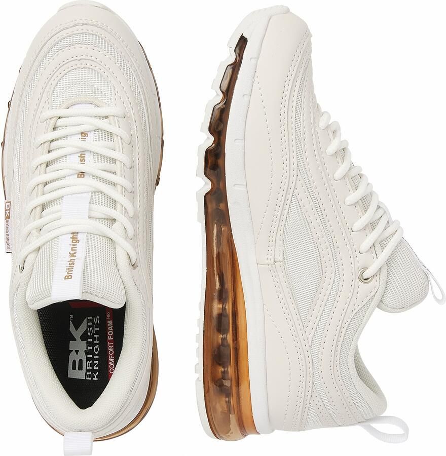 British Knights Zion Dames Sneakers Laag Crème Vrouwen Schoenen - Foto 4