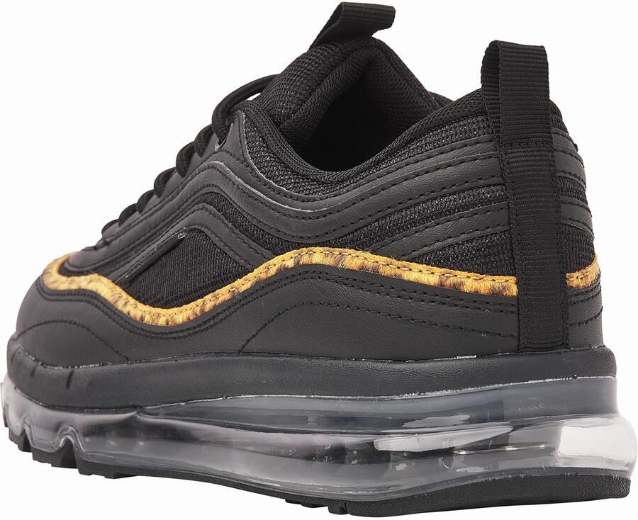 British Knights Zion Dames sneakers laag Zwart Panterprint Vrouwen schoenen - Foto 3