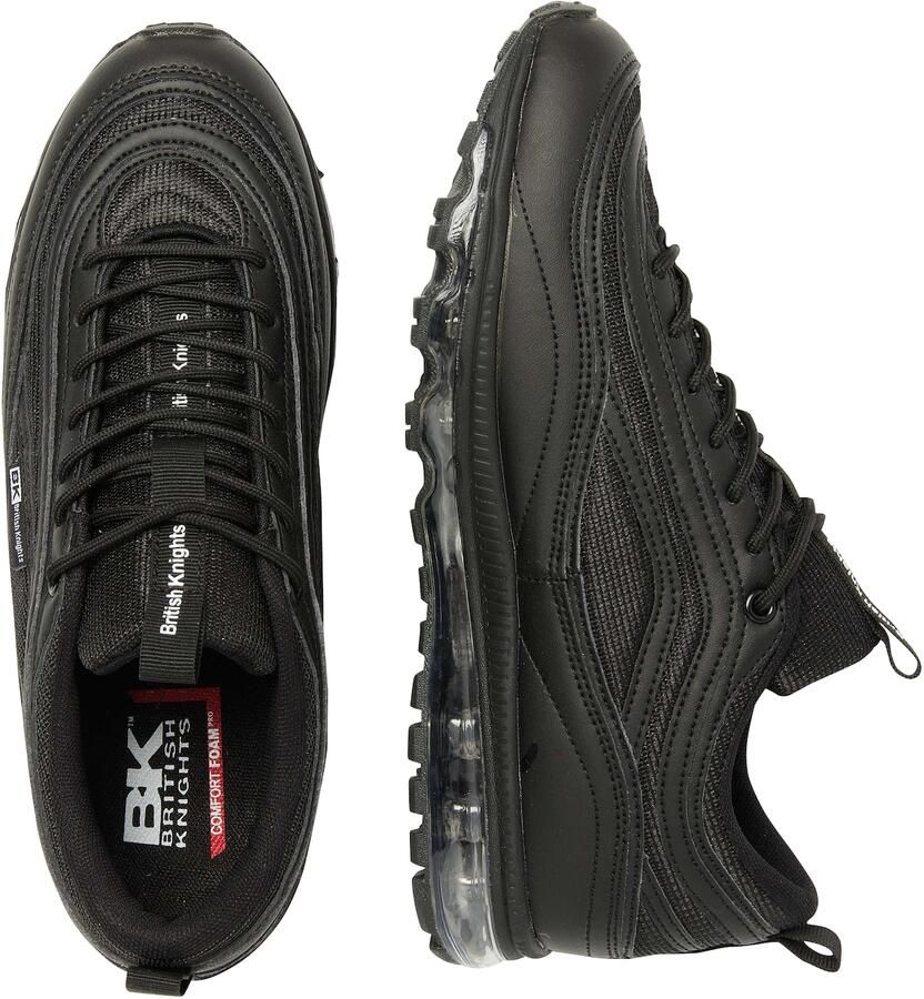 British Knights Zion Heren Sneakers Laag Zwart Mannen Schoenen - Foto 3