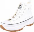 British Knights Kaya Mid Fly Dames Sneakers Hoog Wit Vrouwen Schoenen - Wit