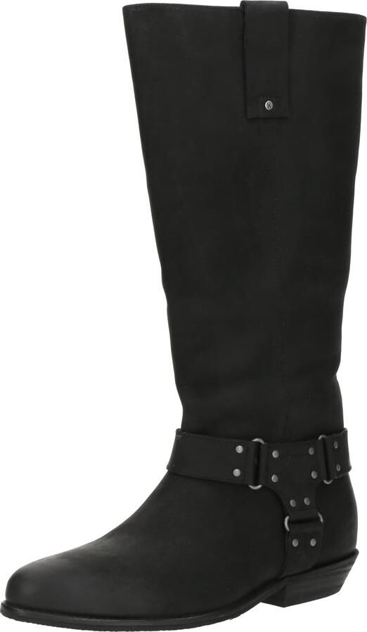 Bronx Vintage High Boot met Uniek Ontwerp Black Dames