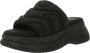 Bronx Trendy Women Sandal zwart Black Dames - Thumbnail 3