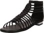 Bronx Flexibele Flatform Sandaal Zwart Black Dames - Thumbnail 56