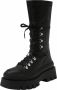 Bronx Evi-ann 47425 Enkelboots Enkellaarsjes Dames Zwart - Thumbnail 4