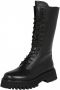 Bronx Groov y 14215 Veterboots Laarzen Met Veters Dames Zwart - Thumbnail 3