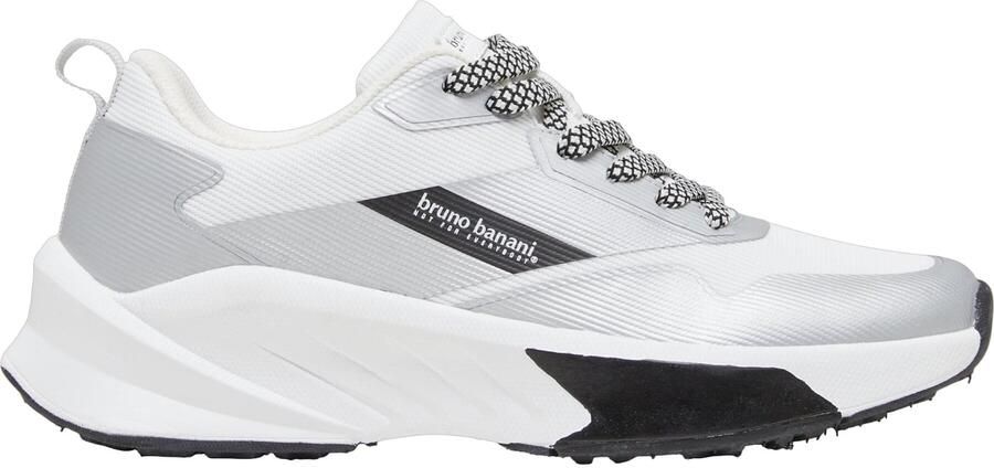 Bruno Banani Sneakers laag grijs zwart wit