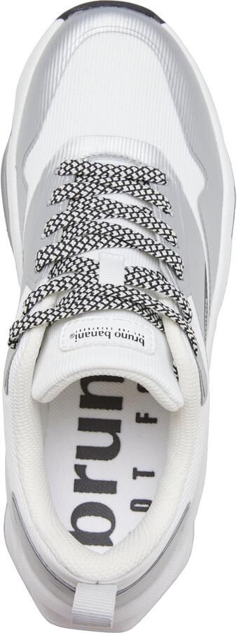Bruno Banani Sneakers laag grijs zwart wit - Foto 6