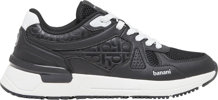 Bruno Banani Sneakers laag 'Ibz' zwart wit
