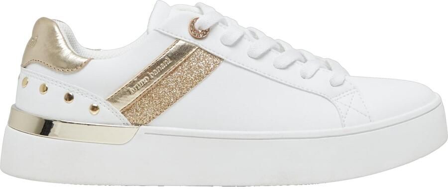 Bruno Banani Sneakers laag 'LAX' goud wit