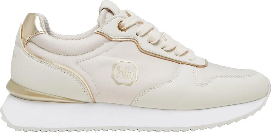 Bruno Banani Sneakers laag 'Mad' goud wit