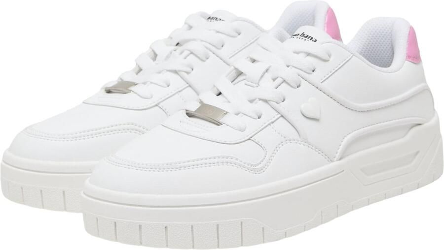 Bruno Banani Sneakers laag 'Mia' lichtroze wit - Foto 1
