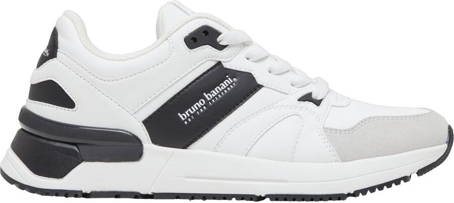 Bruno Banani Sneakers laag 'Nce' lichtgrijs zwart wit