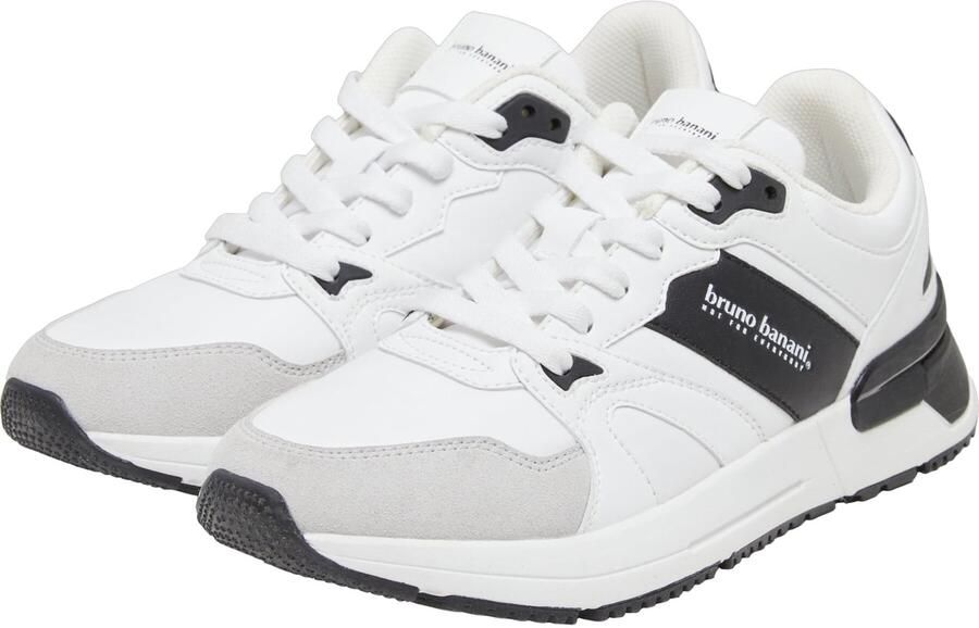 Bruno Banani Sneakers laag 'Nce' lichtgrijs zwart wit - Foto 2