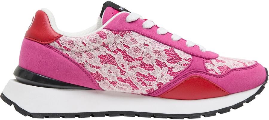 Bruno Banani Sneakers laag pink rood wit - Foto 4