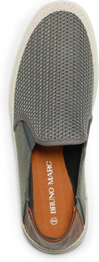 Bruno Marc Slip-ons grijs - Foto 4