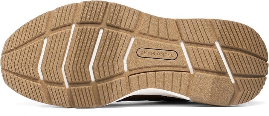 Bruno Marc Sneakers laag ' Herrenmode-Sneaker Freizeitschuhe' beige - Foto 3