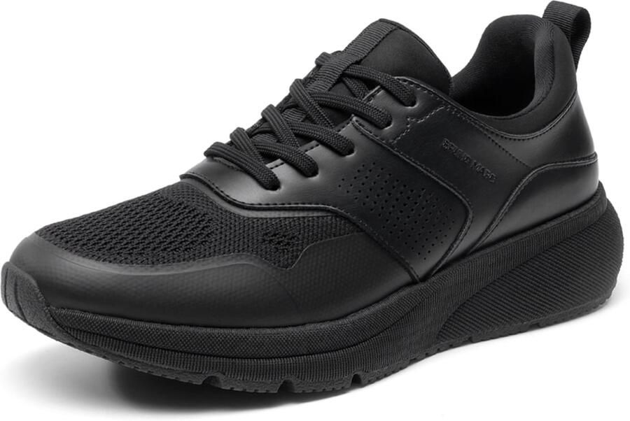 Bruno Marc Sneakers laag ' Herrenmode-Sneaker Freizeitschuhe' zwart