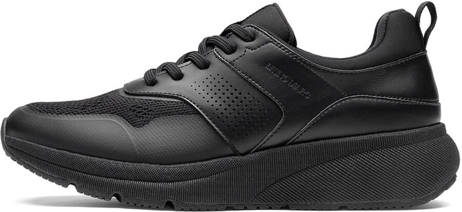 Bruno Marc Sneakers laag ' Herrenmode-Sneaker Freizeitschuhe' zwart - Foto 3