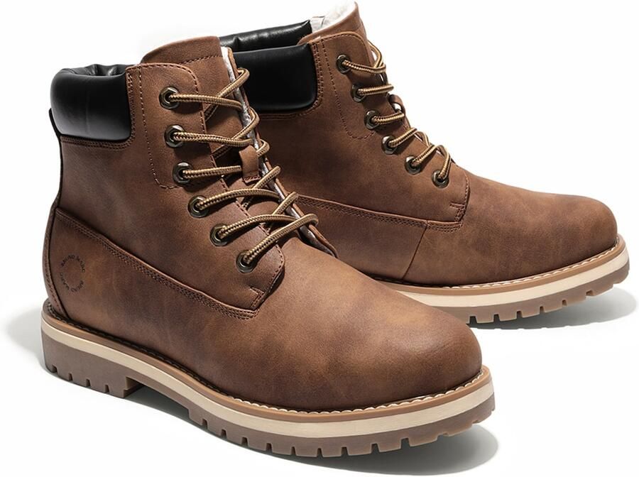 Bruno Marc Veterlaarzen ' Winterschuhe Herren Winterstiefel Jungs Warm' bruin - Foto 2