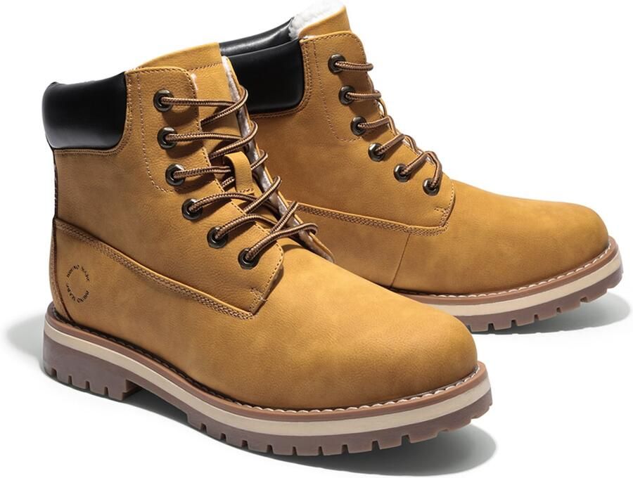 Bruno Marc Veterlaarzen ' Winterschuhe Herren Winterstiefel Jungs Warm' geel - Foto 2