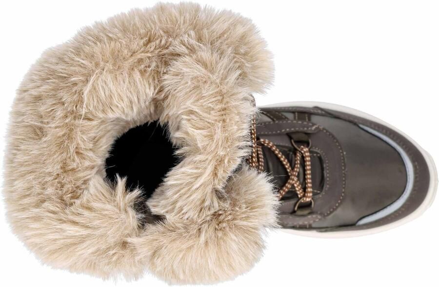 Brütting Snowboots 'Zelda' lichtbeige ombergrijs olijfgroen - Foto 4