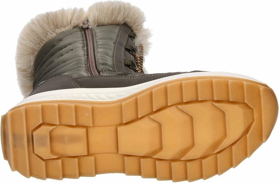 Brütting Snowboots 'Zelda' lichtbeige ombergrijs olijfgroen - Foto 5