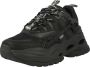 Buffalo Triplet Hollow Vegan Nappa Sneakers zwart Polyurethaan Street wear - Thumbnail 5