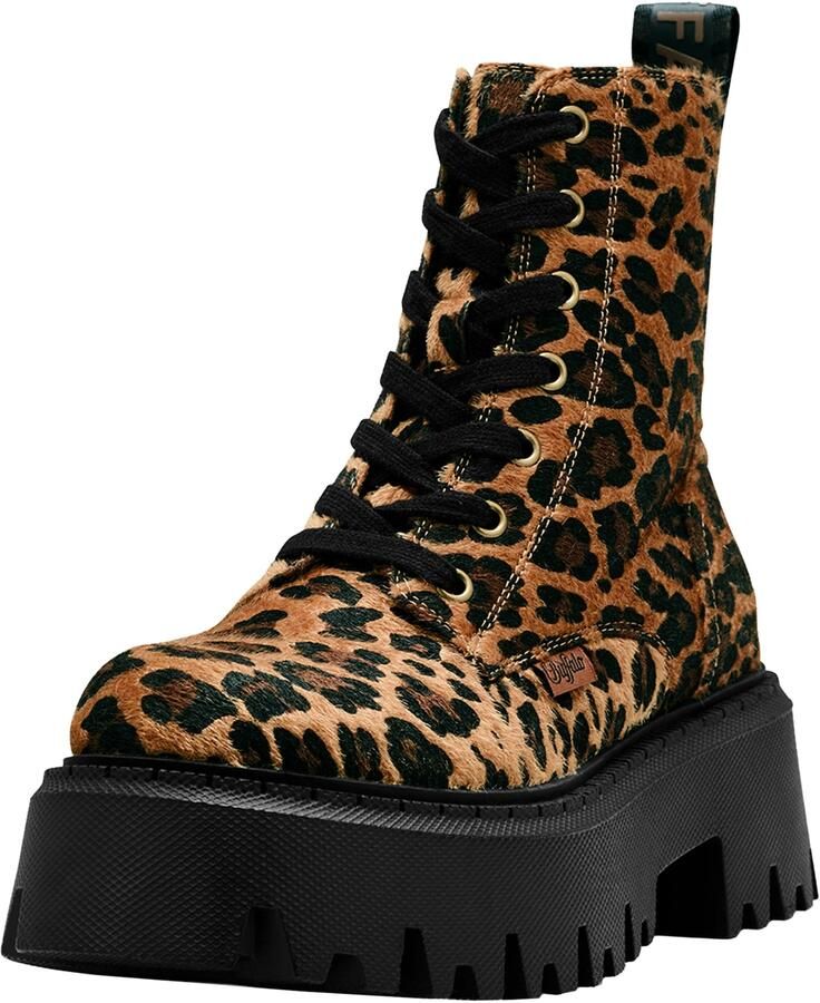 BUFFALO Boots 'Aspen Lace Up Mid' gemengde kleuren