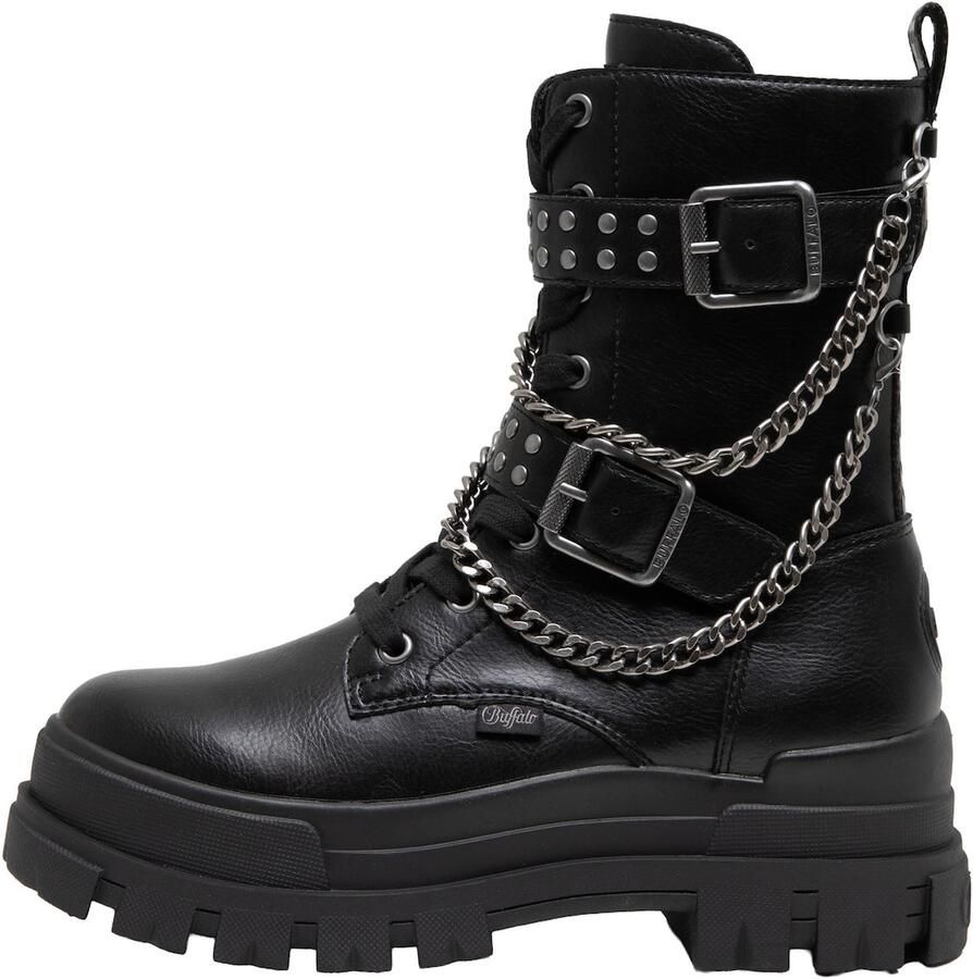 BUFFALO Boots 'Aspha' zwart