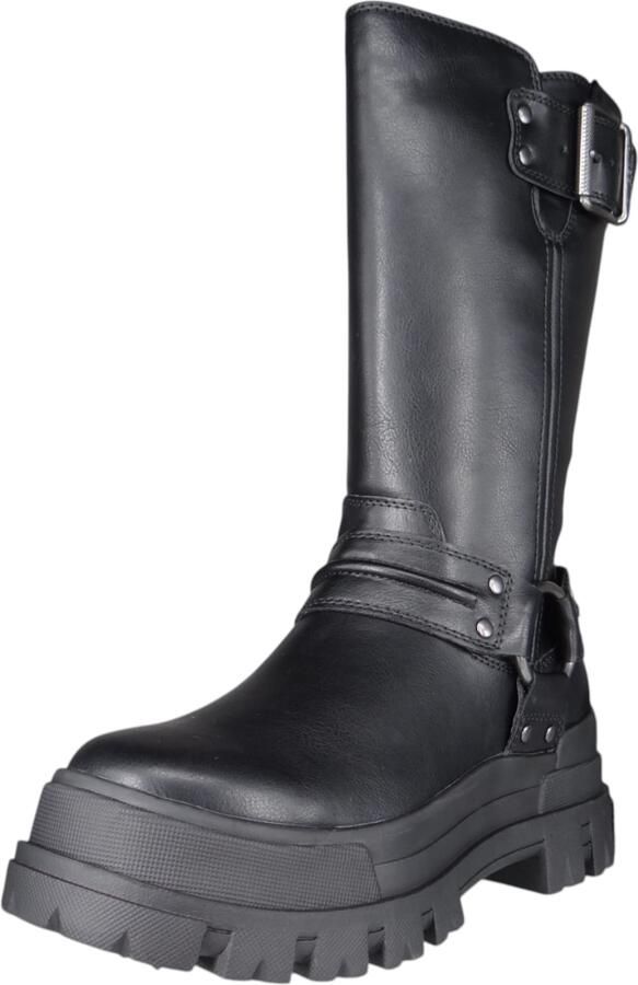 Buffalo ASPHA BIKER BOOT HI Dames Bikerlaars zwart