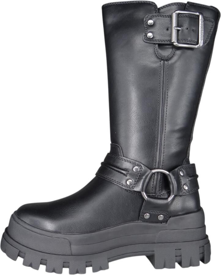 Buffalo ASPHA BIKER BOOT HI Dames Bikerlaars zwart - Foto 2