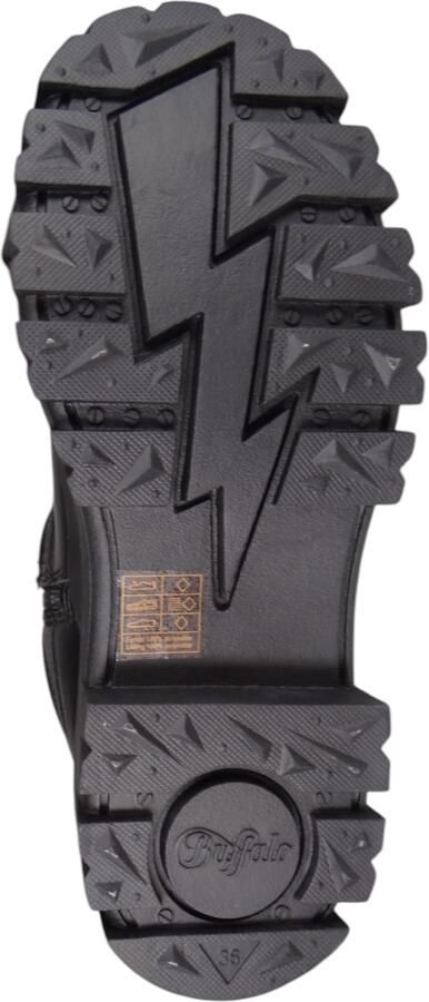 Buffalo ASPHA BIKER BOOT HI Dames Bikerlaars zwart - Foto 3