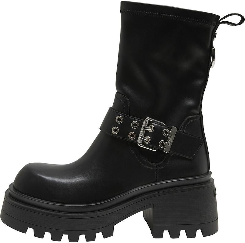 BUFFALO Boots zwart zilver